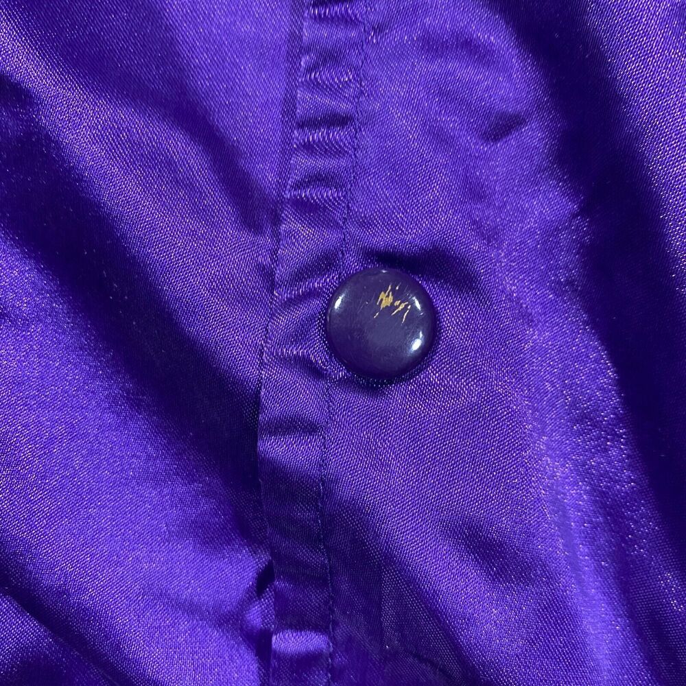 Starter LSU Tigers Jacket Toddler 5T Purple Gold Satin Football Sports Coat - Picture 6 of 7